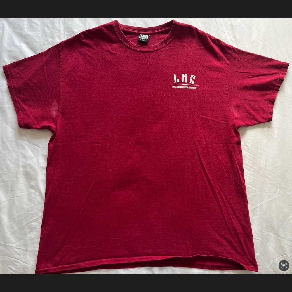 LMC Loser Machine Company Red Destroy the Future Shirt Men's XL